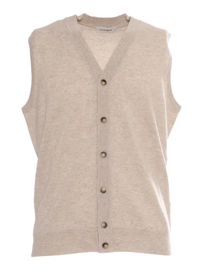 KANGRA CASHMERE SLEVELESS VEST