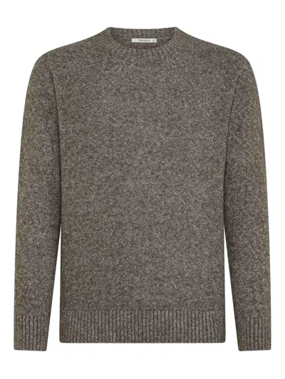 KANGRA CASHMERE SPECKLED CREW-NECK SWEATER
