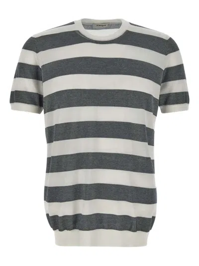 KANGRA CASHMERE STRIPED T-SHIRT