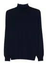 Kangra Cashmere Turtleneck Long-sleeve Sweater In Blue