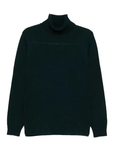KANGRA CASHMERE SUÉTER CUELLO REDONDO - VERDE