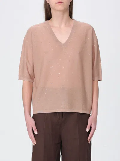 Kangra Cashmere Sweater Kangra Woman Color Beige In Neutral