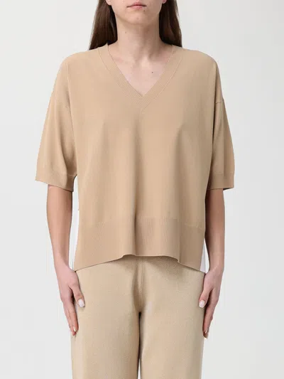 Kangra Cashmere Sweater Woman Kangra In Nude