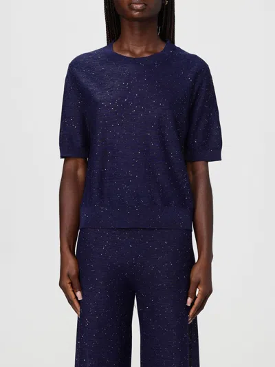 Kangra Cashmere Sweater Woman Kangra In Blue