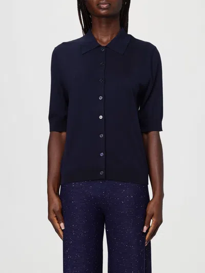 Kangra Cashmere Sweater Woman Kangra In Blue