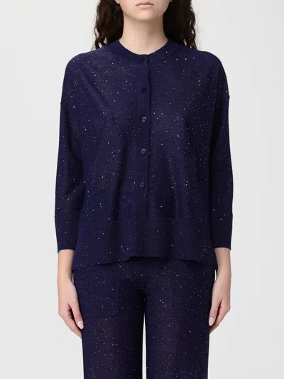 Kangra Cashmere Sweater Woman Kangra In Blue