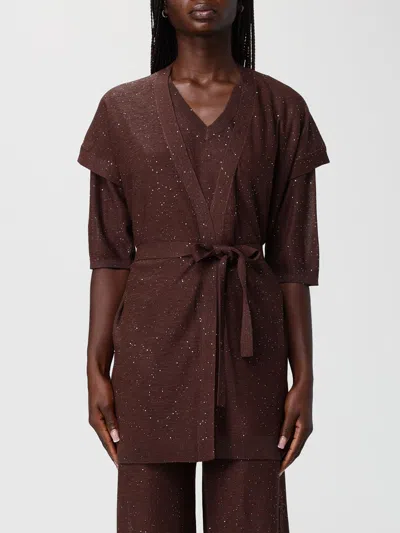 Kangra Cashmere Sweater Woman Kangra In Orange