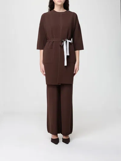 Kangra Cashmere Sweater Woman Kangra In Brown