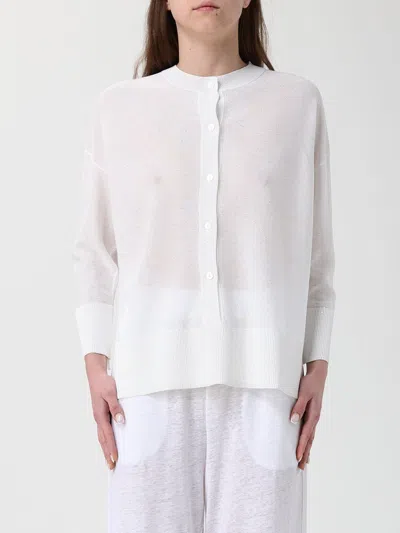 Kangra Cashmere Sweater Woman Kangra In White