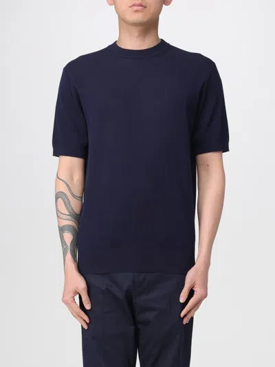 Kangra Cashmere Sweater Men Kangra In Blue