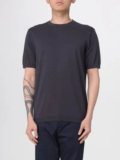 Kangra Cashmere Sweater Men Kangra In Blue