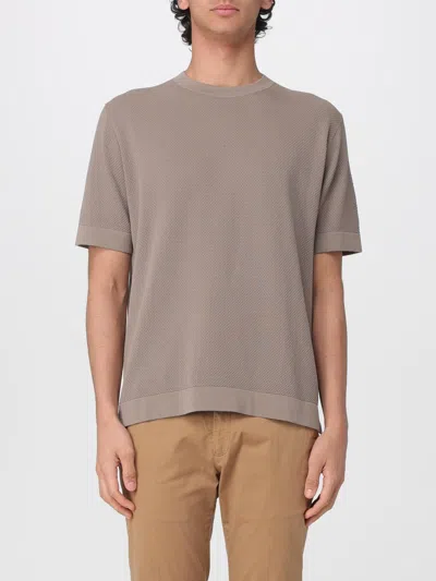 Kangra Cashmere Sweater Men Kangra In Brown