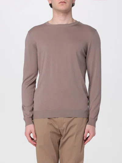 Kangra Cashmere Sweater Men Kangra In Brown