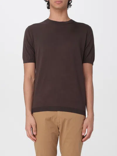 Kangra Cashmere Sweater Men Kangra In Brown