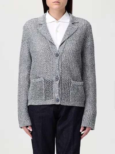 Kangra Cashmere Sweater Kangra Woman Color Blue In Gray