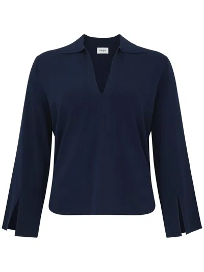 Kangra Cashmere T-shirts And Polos In Blue