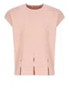Kangra Cashmere Kangra Pink Viscose T-shirt In Pink