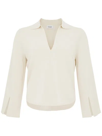 Kangra Cashmere T-shirts And Polos In White