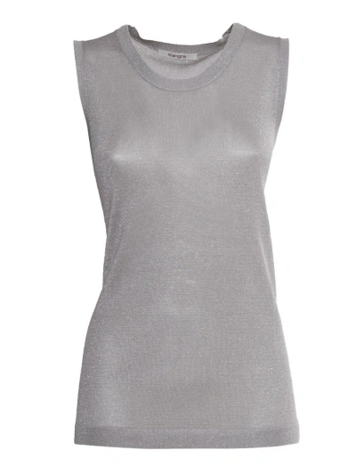 Kangra Cashmere Top In Gray