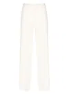 Kangra Cashmere Kangra White Viscose Pants In White