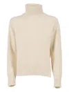 Kangra Cashmere Turtleneck Ribbed-hem Sweater In Multi