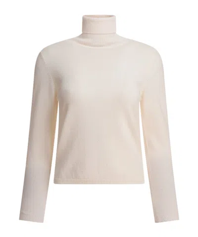 Kangra Cashmere Turtleneck Sweater In White