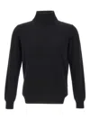 Kangra Cashmere Turtleneck Sweater In Black