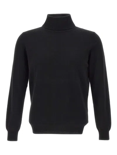 Kangra Cashmere Turtleneck Sweater In Black