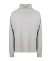 Kangra Cashmere Turtleneck Sweater In Gray