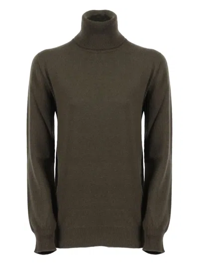 Kangra Cashmere Turtleneck Sweater In Green