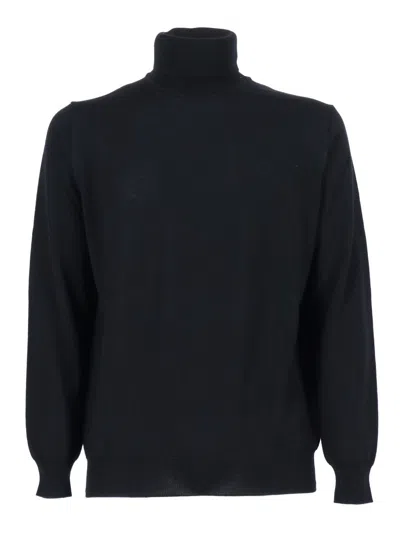 KANGRA CASHMERE TURTLENECK SWEATER IN FINE-KNIT WOOL