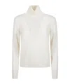 Kangra Cashmere Turtleneck Sweater In White