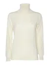 Kangra Cashmere Turtleneck In White
