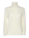 Kangra Cashmere Turtleneck In White