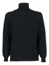 Kangra Cashmere Turtleneck Wool Sweater In Multi