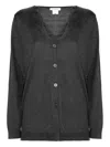 Kangra Cashmere V-neck Cardigan In Gray
