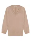 Kangra Cashmere V-neck Sweater In Neutral