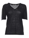 Kangra Cashmere V-neck Sweaters In Black