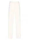 Kangra Cashmere Kangra White Viscose Pants In White