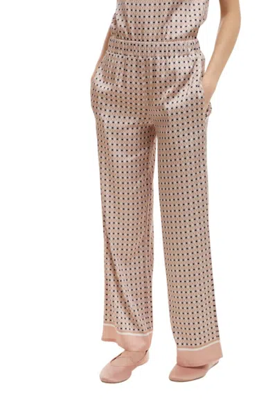 Kangra Cashmere Wide-leg Pants With Elastic Waistband In Gray