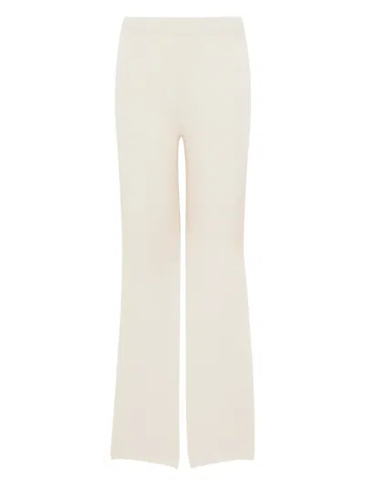 KANGRA CASHMERE WIDE-LEG TROUSERS
