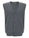 Kangra Cashmere Wool Sleeveless Cardigan
