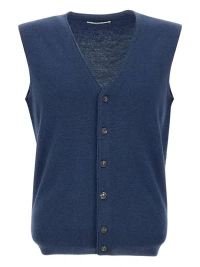 Kangra Cashmere Wool Sleeveless Cardigan