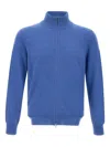 Kangra Cashmere Wool Zip-up Sweater