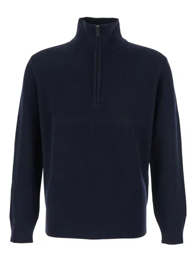 KANGRA CASHMERE ZIP-UP JUMPER