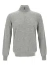 Kangra Cashmere Zip-up Sweater