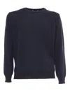 Kangra Cashmere Crewneck Sweater In Blue