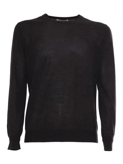 Kangra Cashmere Crewneck Sweater In Brown