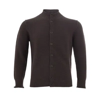 Kangra Elegant Wool Cardigan For Men's Men In Brown