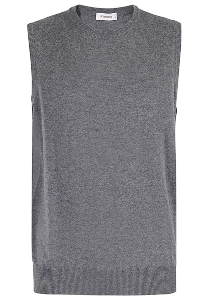 Kangra Cashmere Gilet In Fumo